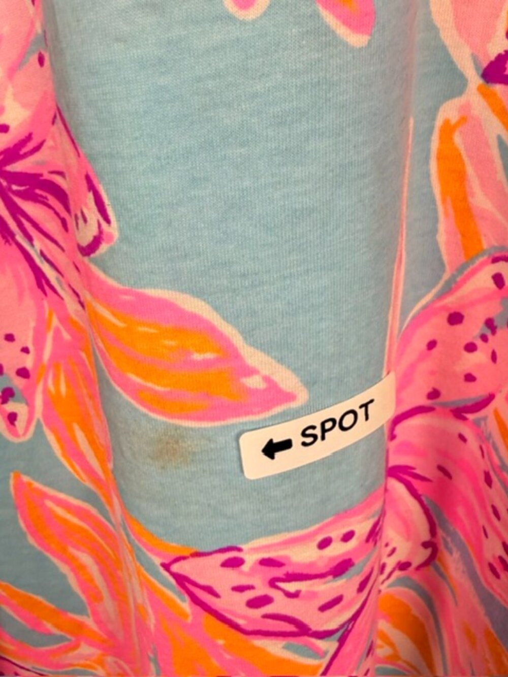 Lilly Pulitzer Margot Swing Dress Surf Blue Bonita Blooms Tassels XXL - Picture 13 of 13